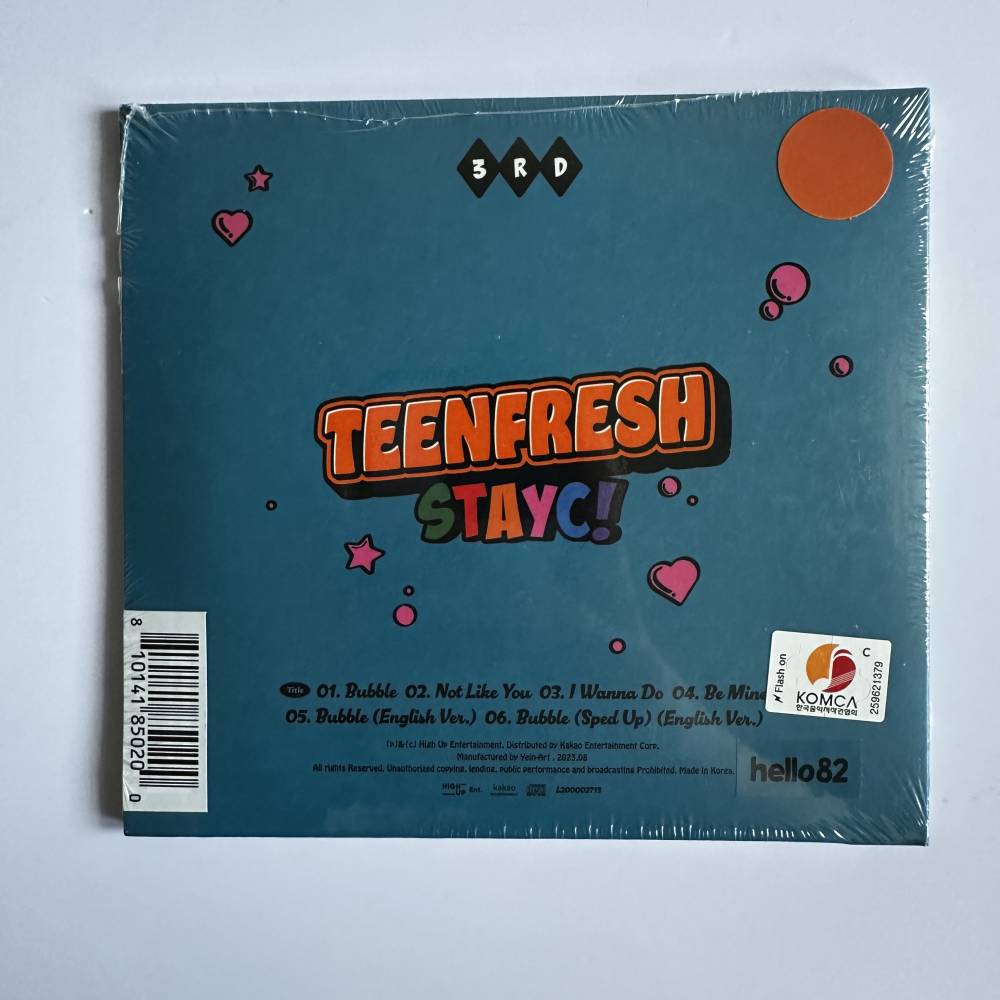 直筆サイン入り STAYC TEENFRESH US限定アルバム ジェイ 直筆サイン入り STAYC TEENFRESH US限定アルバム ジェイ